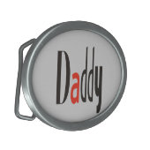 Daddy Belt Buckle (Front Left)