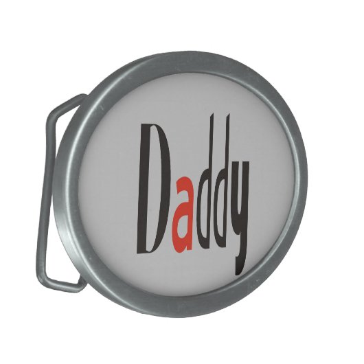Daddy Belt Buckle (Front Left)