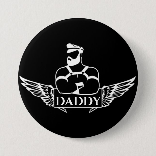 Daddy (Biker/Leather)  Button (Front)