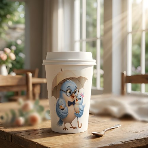 Daddy Bird Coffee Cup Family Design