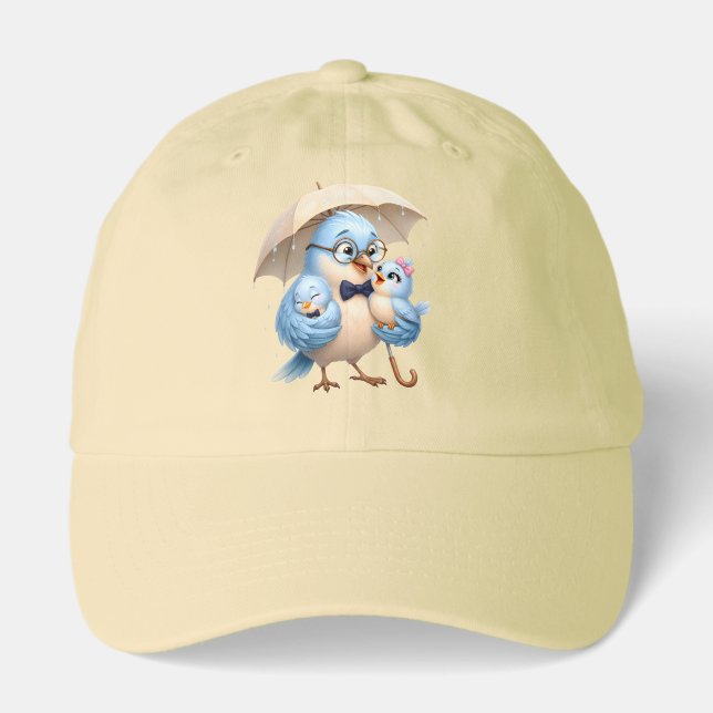 Daddy Bird Dad Hat Bird Lover Gift (Front)