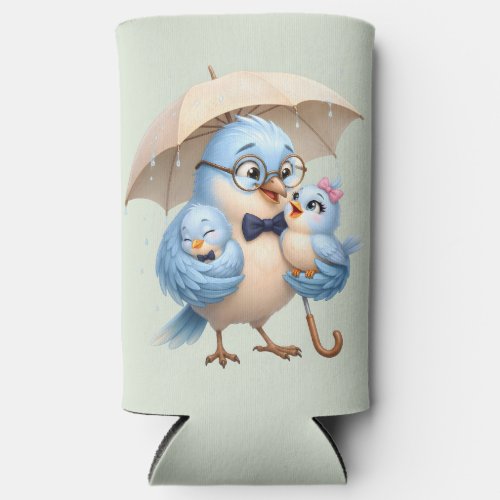 Daddy Bird Family Can Cooler