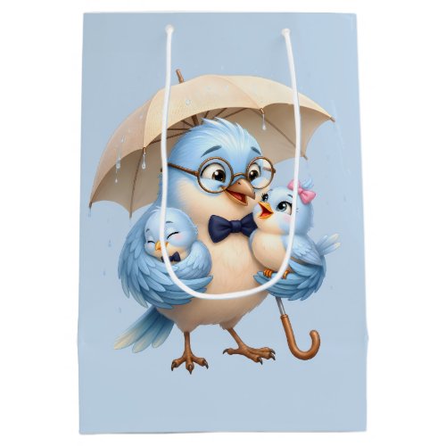 Daddy Bird Gift Bag Cute Family Celebration Favor