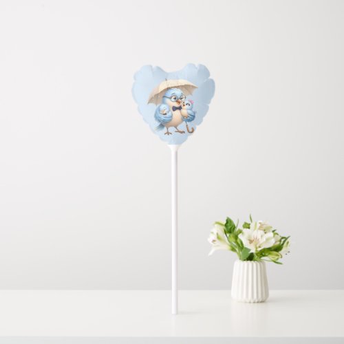 Daddy Bird Heart Balloon Family Celebration Decor