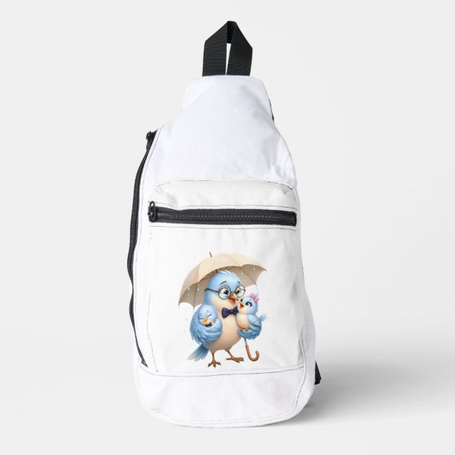 Daddy Bird Sling Pack Family Gift (Front)