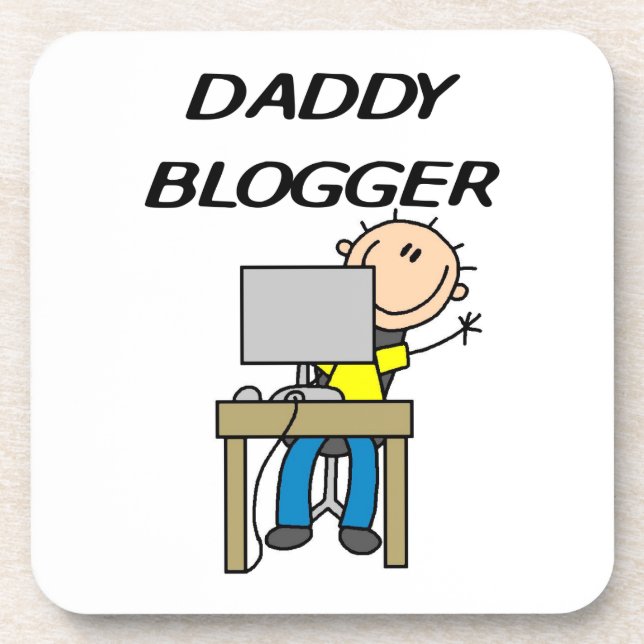 Daddy Blogger Beverage Coaster (Front)