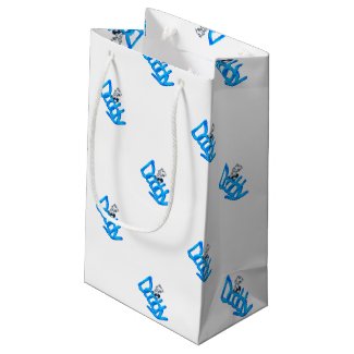 Daddy Blue Baby Small Gift Bag