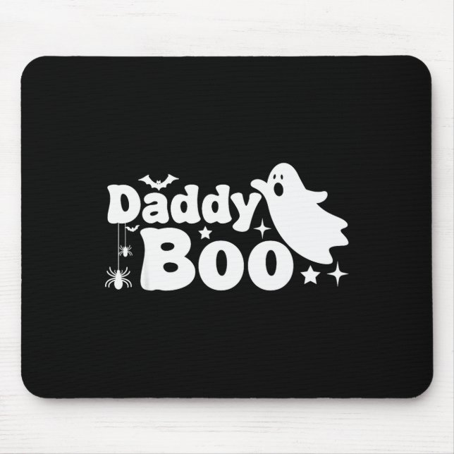 Daddy Boo Funny Ghost Halloween Family Matching  Mouse Pad (Front)
