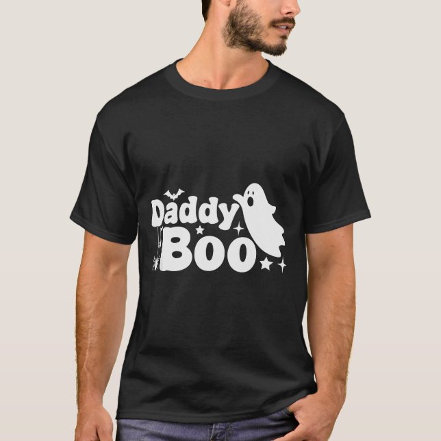Daddy Boo Funny Ghost Halloween Family Matching  T-Shirt (Front)