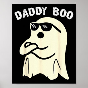 Daddy Boo Halloween Family Matching Costume Ghost Poster