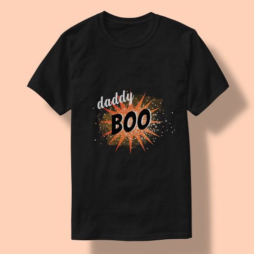 Daddy Boo  Orange Halloween T_Shirt