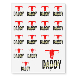 Daddy Bull by VIMAGO Temporary Tattoos