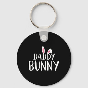 Daddy Bunny Easter Pregnant Mom Matching Couple Keychain