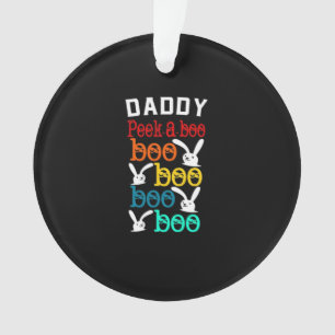 Daddy Bunny Game For Men_s Novelty Ornament