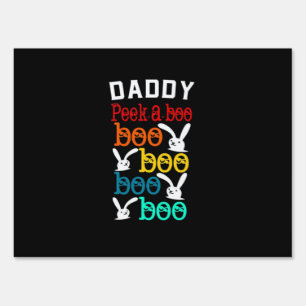 Daddy Bunny Game For Men_s Novelty Sign