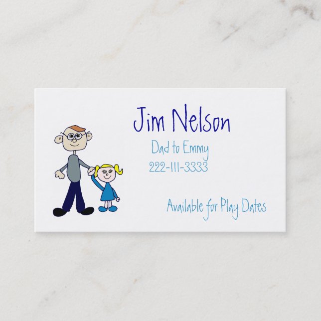 Daddy Business Card (Front)