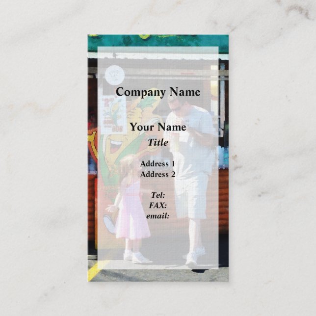 Daddy Can I Have My Drink Back Calling Card (Front)