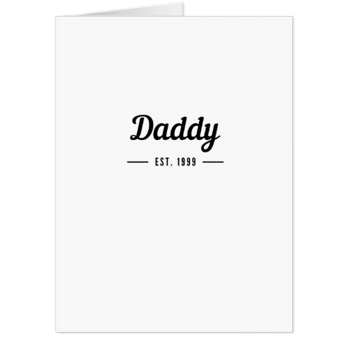 Daddy Card