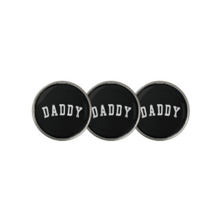 Daddy - Classic Bold Font Father's Day Daddy Golf Ball Marker