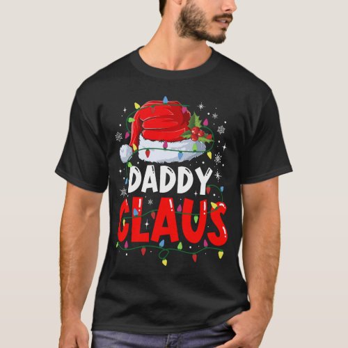 Daddy Claus Christmas Famiy Matching Pajamas Team  T_Shirt