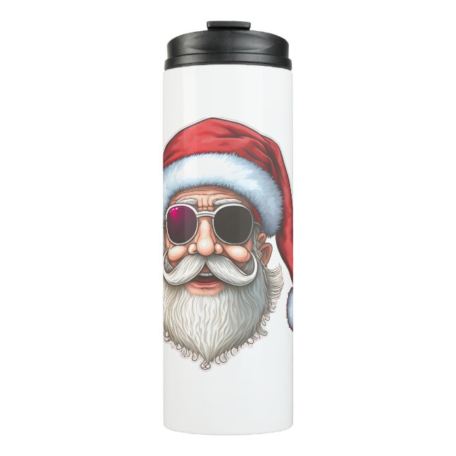 Daddy Claus Coffee Mug Hip Flask (Front)
