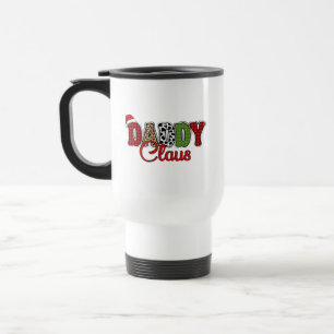 Daddy Claus Plaid Pattern-60095 Travel Mug