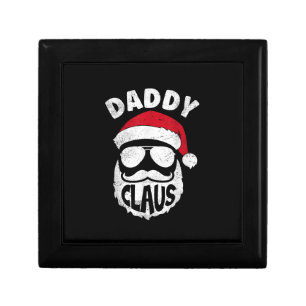 Daddy Claus Santa Claus Funny Christmas Matching P Gift Box