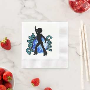 Daddy Cool Disco Dance Father Day Napkins 