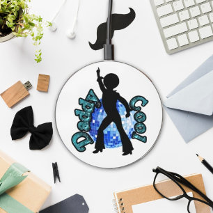 Daddy Cool Disco Dance Father Day Wireless Charger
