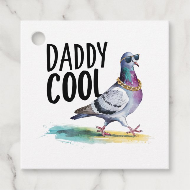 Daddy Cool Favor Tags (Front)