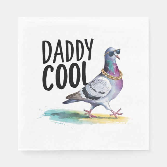 Daddy Cool Napkins (Front)