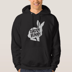 Daddy Dad Bunny Matching Group Family Easter Hoodie