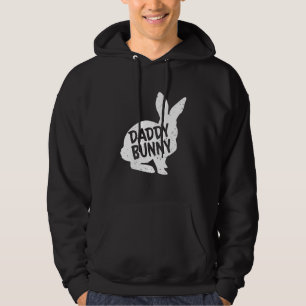 Daddy Dad Bunny Matching Group Family Easter Hoodie