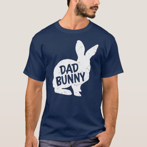 Daddy Dad Bunny Matching Group Funny Family T_Shirt