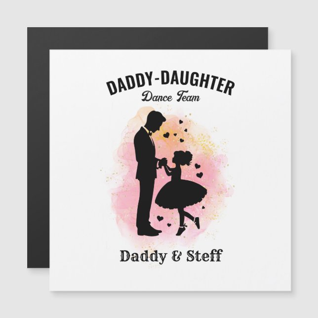 Daddy-Daughter Dance Team (3) T-Shirt (Front/Back)