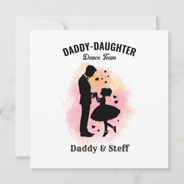 Daddy-Daughter Dance Team (3) T-Shirt (Front)