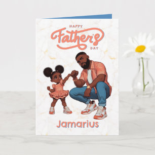 Daddy Daughter Fist Bump Father’s Day Card