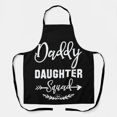 Daddy Daughter Squad Matching Group Father Apron