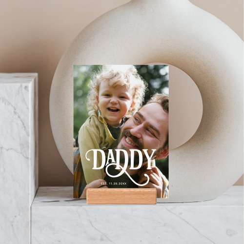 Daddy Decorative Vintage Photo  Holder