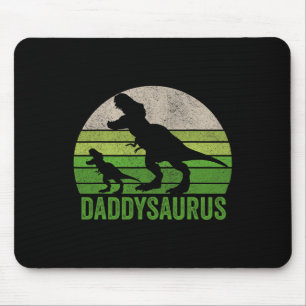 Daddy Dinosaur Daddy Funny Fathers Day Gift Mouse Pad