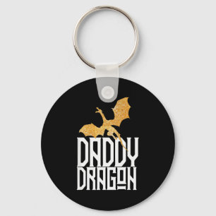 Daddy Dragon Christmas Shirt Matching Family Dad H Keychain