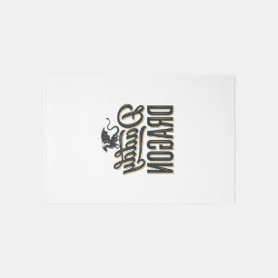Daddy Dragon Vintage Engraving Shirt Design_1 Rug