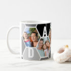 Daddy Editable 5 Photo 5 Letter Honeycomb