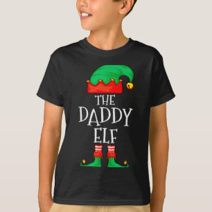 Daddy Elf Family Christmas Daddy Dad Father Elf Sw T-Shirt
