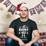 Daddy elf family matching christmas outfit name T-Shirt