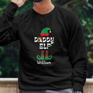 Daddy elf family matching christmas outfit name T-Shirt