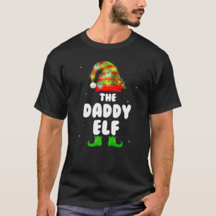 Daddy Elf Family Matching Group Christmas Outfits T-Shirt