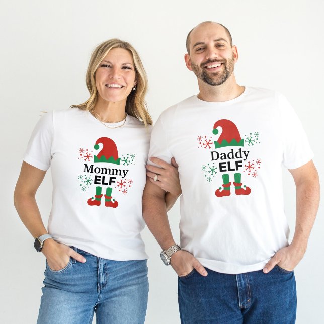 Daddy Elf Men's White Christmas T-Shirt (Creator Uploaded)
