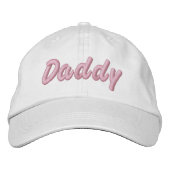 Daddy Embroidered Baseball Hat (Front)