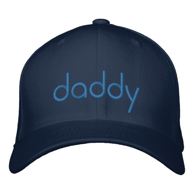Daddy - Embroidery Embroidered Baseball Cap (Front)